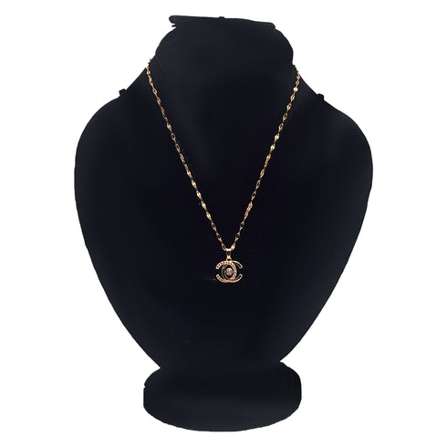 Artificial Classic CC logo Necklace - D53 - 3